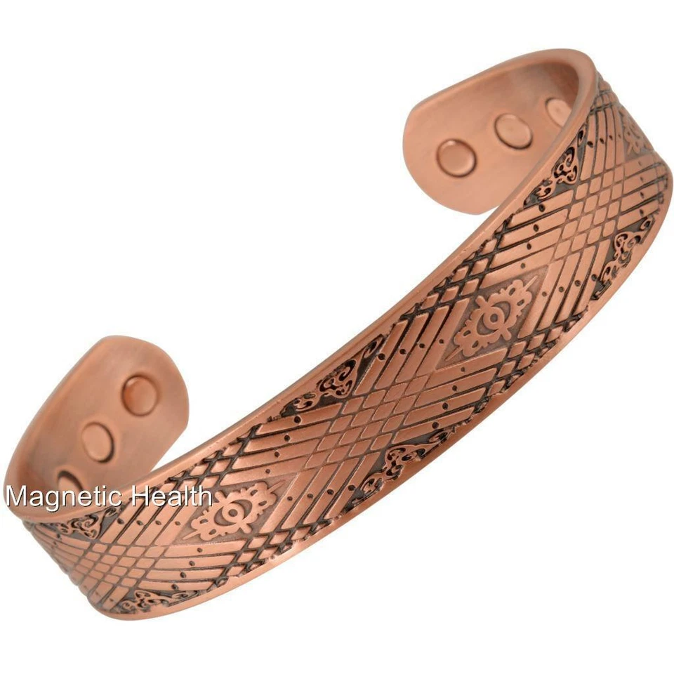 MHP MENS X'LARGE MAGNETIC HEALTH BANGLE COPPER BRACELET ARTHRITIS PAIN RELIEF 251L