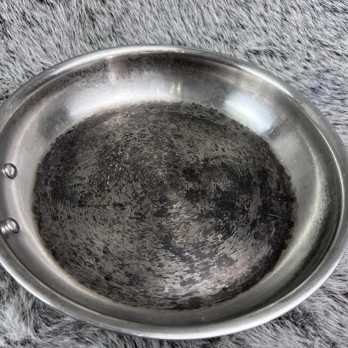 Belgique Tools of the Trade Skillet 9.5 " Saute Fry Pan Raised Copper Bottom - Picture 3 of 9