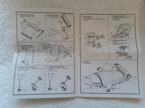 Kit Modelo Imai Thunderbirds TB-2 con 3 Coches Ascensor en Pod - Imagen 11 de 11