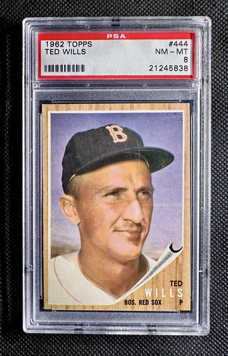 1962 Topps #444 Ted Wills Boston Red Sox PSA 8 NM-MT | eBay