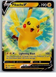 Pikachu V SWSH198 Sword & Shield Black Star Promo
