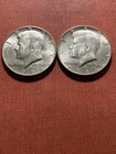2-1964- D  Kennedy Half Dollars- GEM BU Condition -Both  Double Dies on Obverse