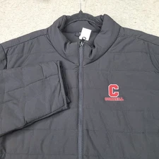 Cornell University Ivy Citizens Puffer Jacket Mens 2XL Black Full Zip NEW