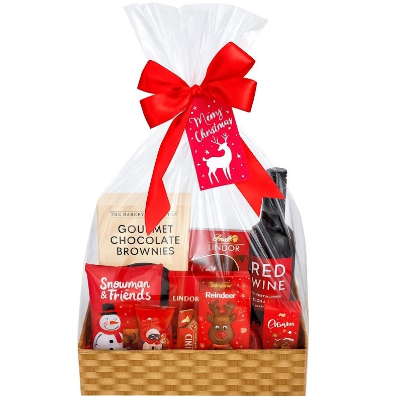 Cesta De Regalo De Lujo Para Hacer Tu Propio Kit De Navidad - Grande