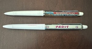 Vintage Paris And London Floaty Pens 