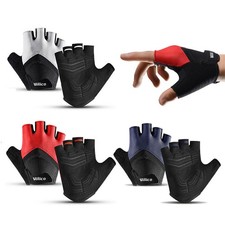 Fingerless Half-Finger Cycling Gloves Motorcycle Driving Gloves Riding Gloves