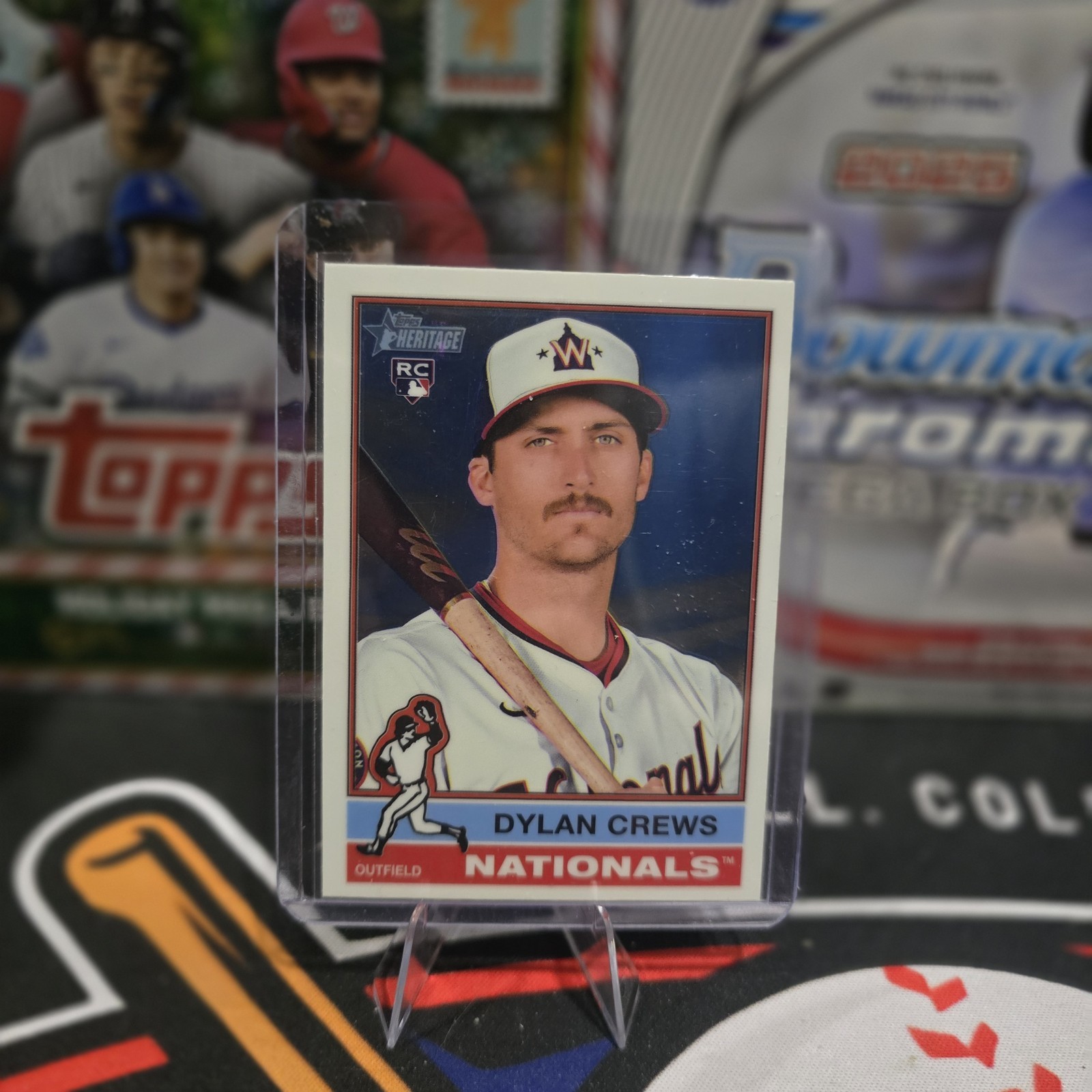 2025 Topps Heritage #247 Dylan Crews Chrome