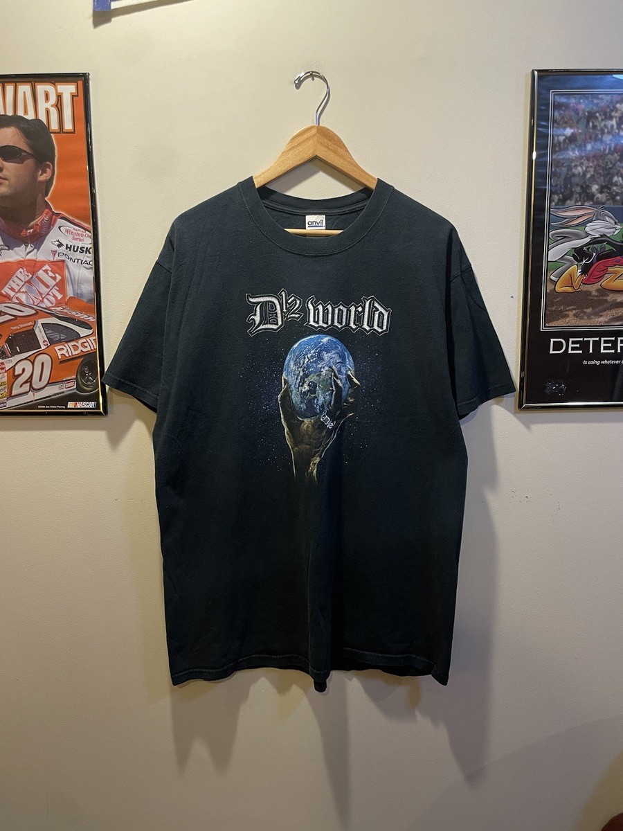 Vintage Eminem D12 World Black Shirt XL 2004 Rap Tee Hip Hop Band