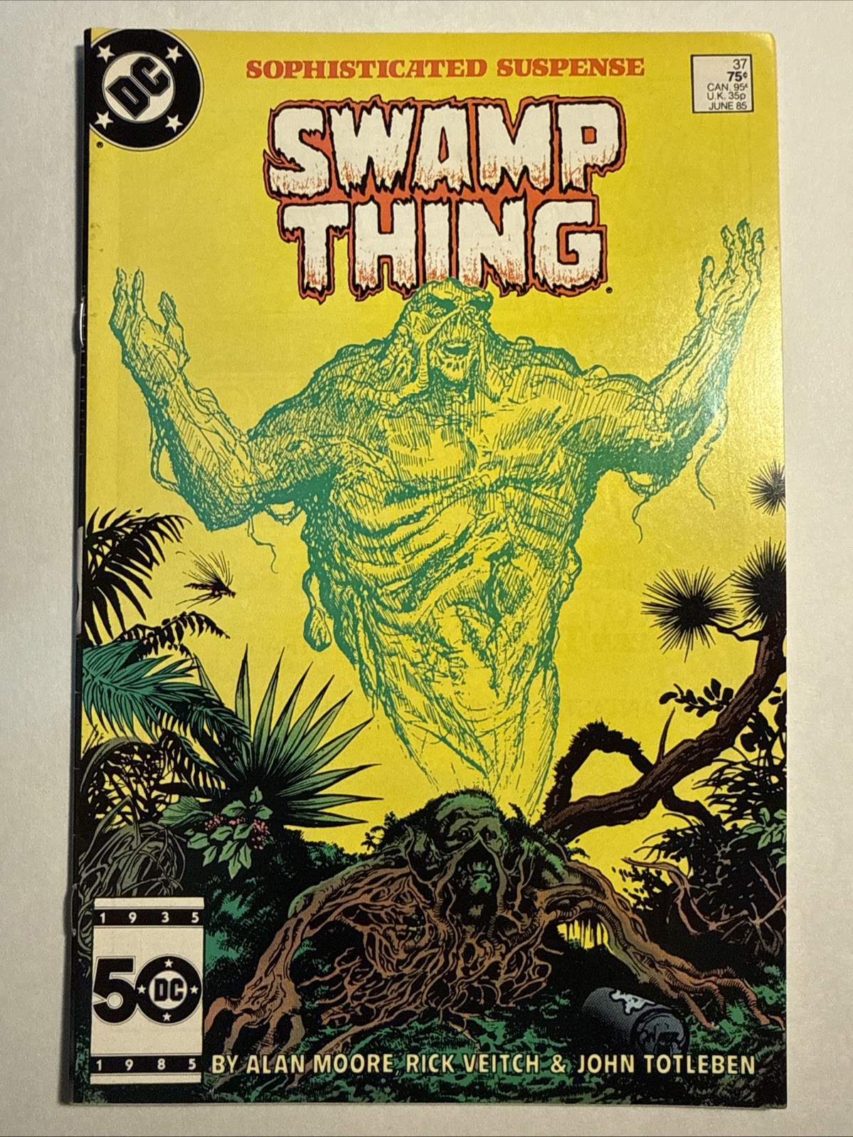 The Saga of Swamp Thing #37 (DC Comics 1985) 1st App. Of John Constantine 🔑