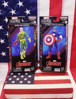Marvel Legend Series Ultimate Captain America & Baron Von Strucker Action Figure