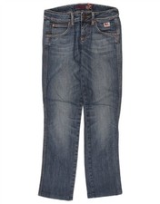 Roy Rogers Womens Straight Jeans W27 L29 Blue Cotton BJ10