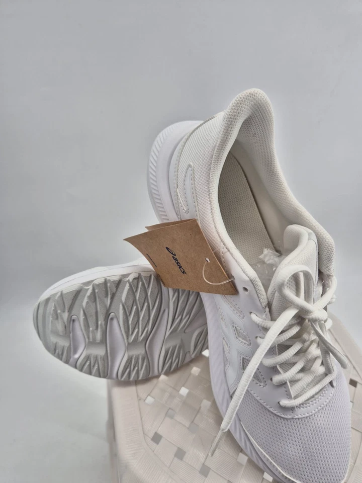 Asics Scarpe Uomo Taglia 44 Bianche Nuove Running Jolt 4 - Immagine 2 di 4