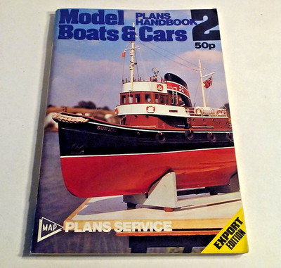 Plans Handbook & Catalog #2 Vintage Model Boats & Cars c-1975 UK 100+pages