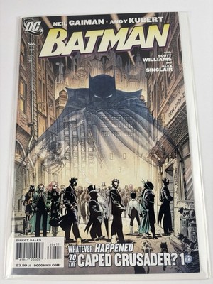 DC Comics Batman #686 Whatever Happened to the Caped Crusader Gaiman Kubert 2009
