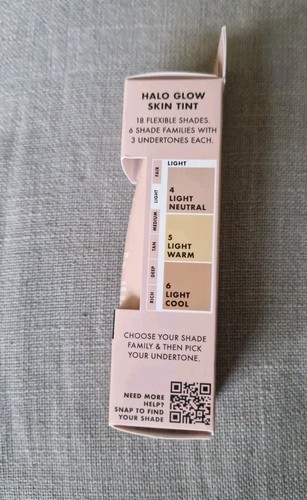 New E.L.F. Halo Glow Skin Tint In No 5 Light Warm SPF 50. 30ml - Picture 2 of 4