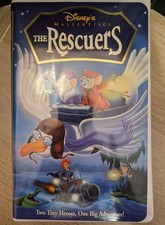 DISNEY'S THE RESCUERS  Black Diamond  VHS VIDEO BRAND NEW  Clamshell MASTERPIECE