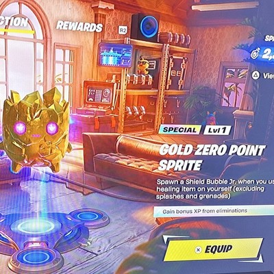 Fortnite Gold Zero Point Sprite Special Lv1 Collectible In-Game Item/Reward