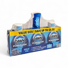Dawn Platinum Plus Powerwash Dish Spray Bottle Kit Fresh + 2 21.5oz Refills