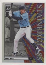 2020 Panini Donruss Optic Stained Glass Holo Prizm Evan White #SG-8 h3a