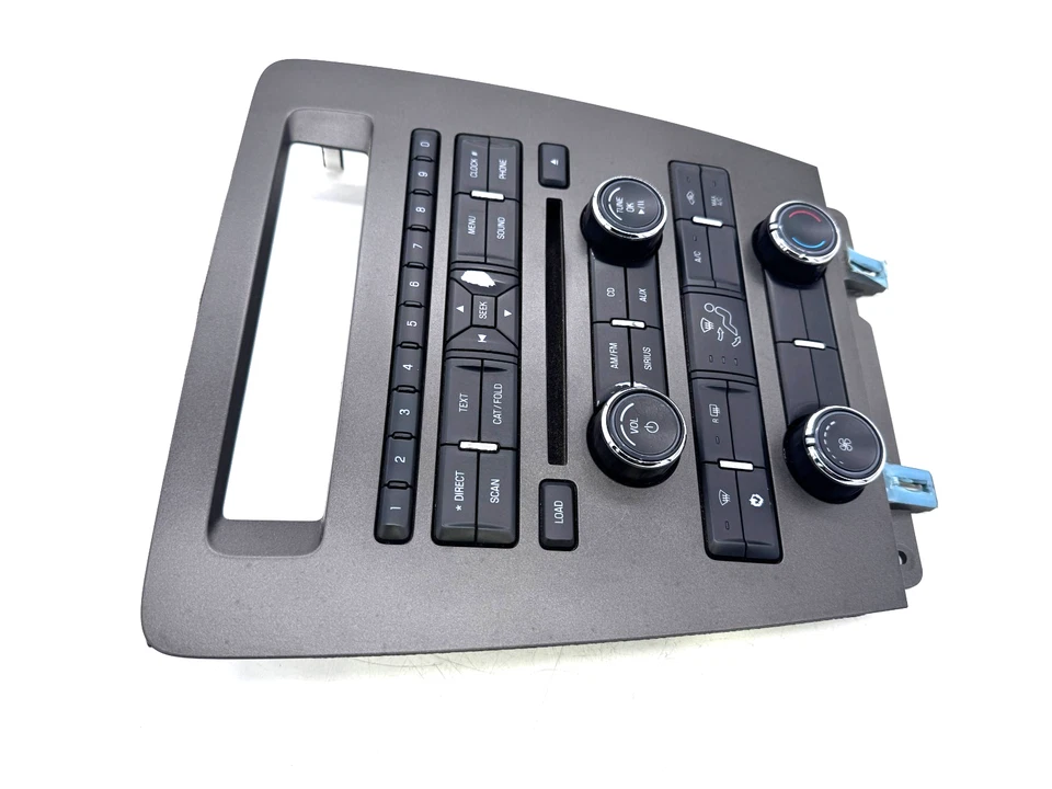 Panel de control de clima radioagitador Ford Mustang 2011-2014 CR3T18A802JA GRIS OEM Foto 2 de 4
