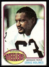 1976 Topps Ernie Holmes Pittsburgh Steelers #9