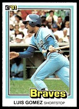 Luis Gomez 1981 Donruss #88 Atlanta Braves MLB READ FREE SHIPPING AutographDen