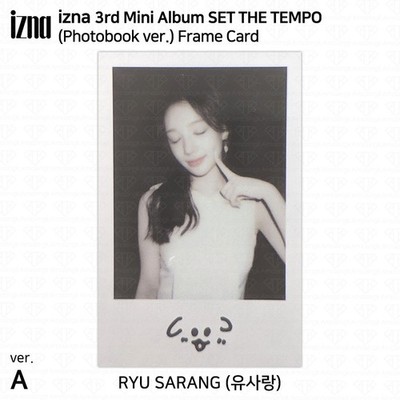 IZNA The 3rd Mini Album SET THE TEMPO Photobook/Postcard ver