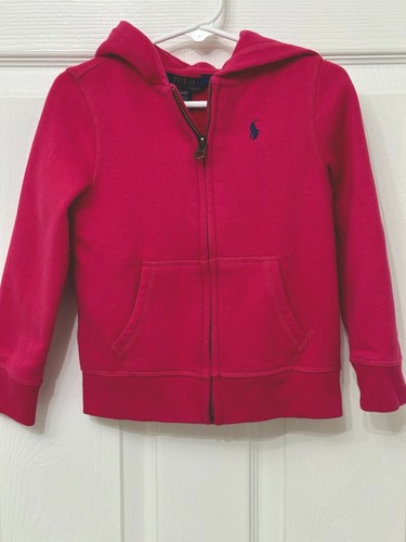 Polo Ralph Lauren Toddler and Little Girls Fleece Full Zip Hoodie Size 4T