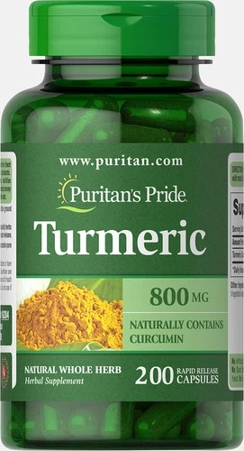 Puritan's Pride Turmeric 800 mg-200   Capsules