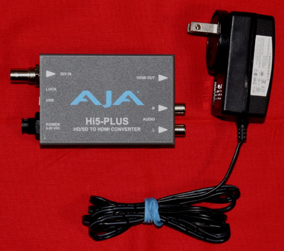 AJA Hi5-PLUS 3G/HD/SD to HDMI Converter