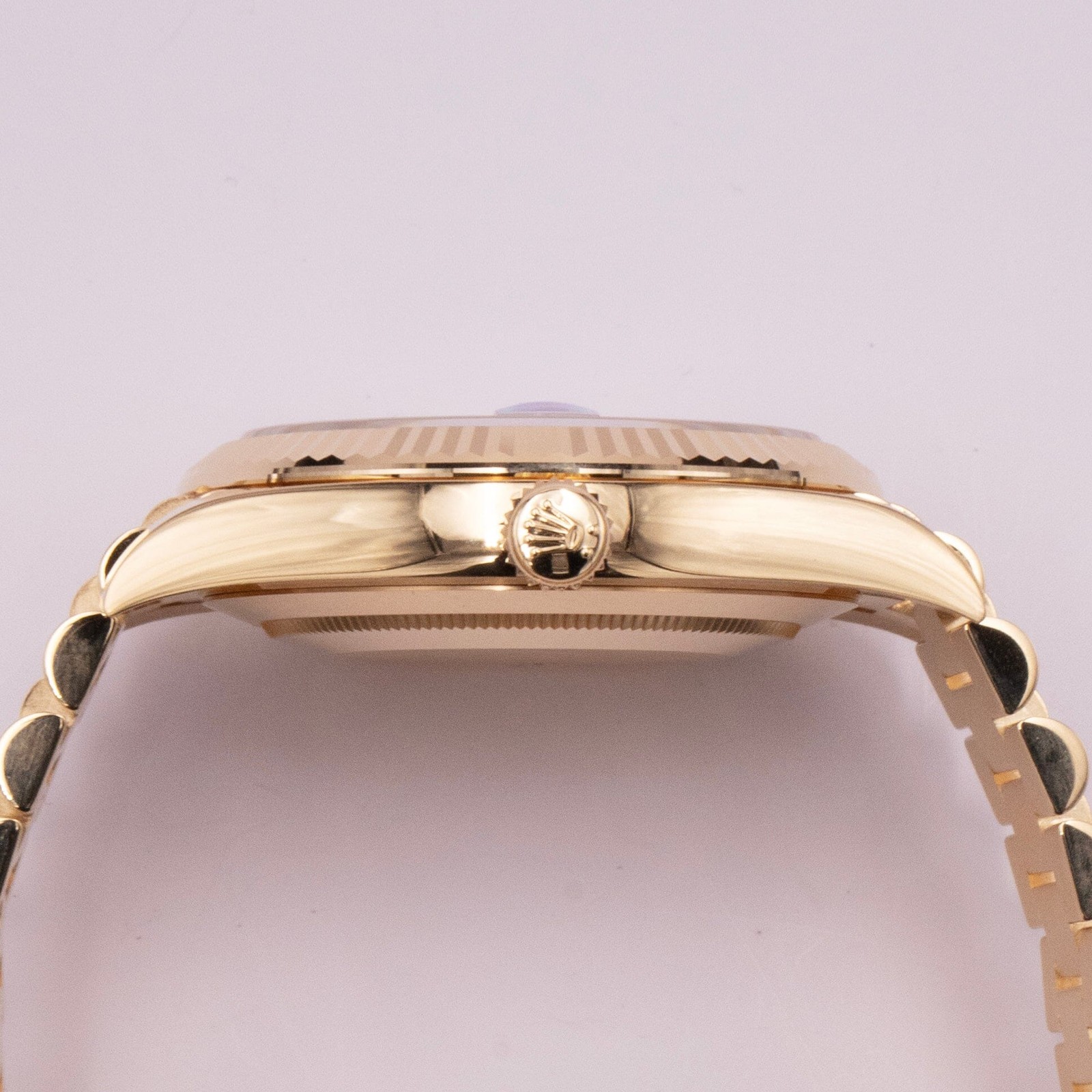 Rolex Day-Date 228238 Green Ombré Dial 18K Yellow Gold Mens Watch Box Papers image 4