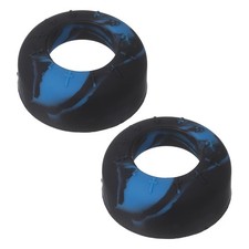 Bat Grip Choke Up Ring, Pressure Baseball Rings Bat Knob 2Pcs & Blue-black