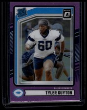 2024 Donruss Optic Tyler Guyton RC Purple Prizm #400