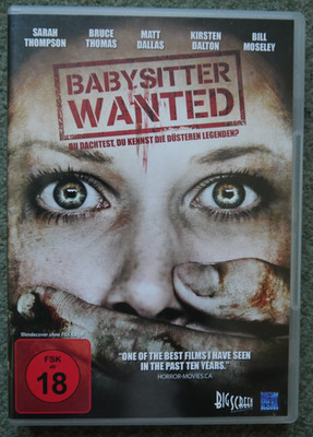 Babysitter Wanted Bill Moseley Kirsten Dalton | DVD |  - Sehr gut