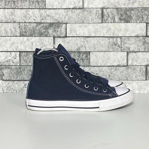 Sneakers alte Converse All Star Chuck Taylor giovanili taglia 3 nere blu