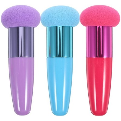 Beaupretty Mushroom Head Powder Puff Set of 3 Soft Reusable Makeup As Shown3