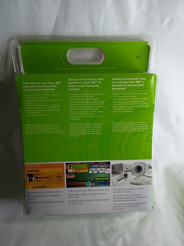 Official Microsoft Xbox 360 Live Vision Camera – New Sealed - Picture 8 of 12