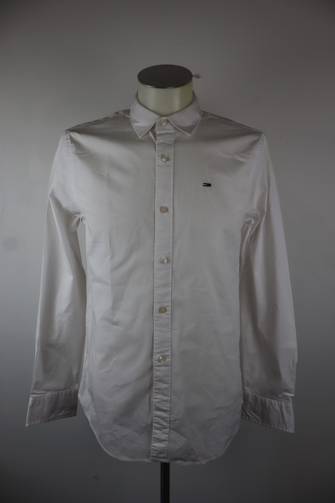 TOMMY HILFIGER CAMICIA UOMO COTONE M CASUAL VINTAGE COTTON SHIRT MANICA LUNGA