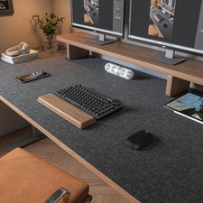 Large Felt Desk Mat,47.2"x 23.6",Non-Slip Desk Pad for Office and Home,120x60...