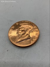 Vintage Copper John F Kennedy JFK Inaugural Commemorative Medallion Coin 1961