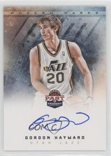 2012-13 Panini Past & Present Modern Marks Gordon Hayward #14 Auto uk2