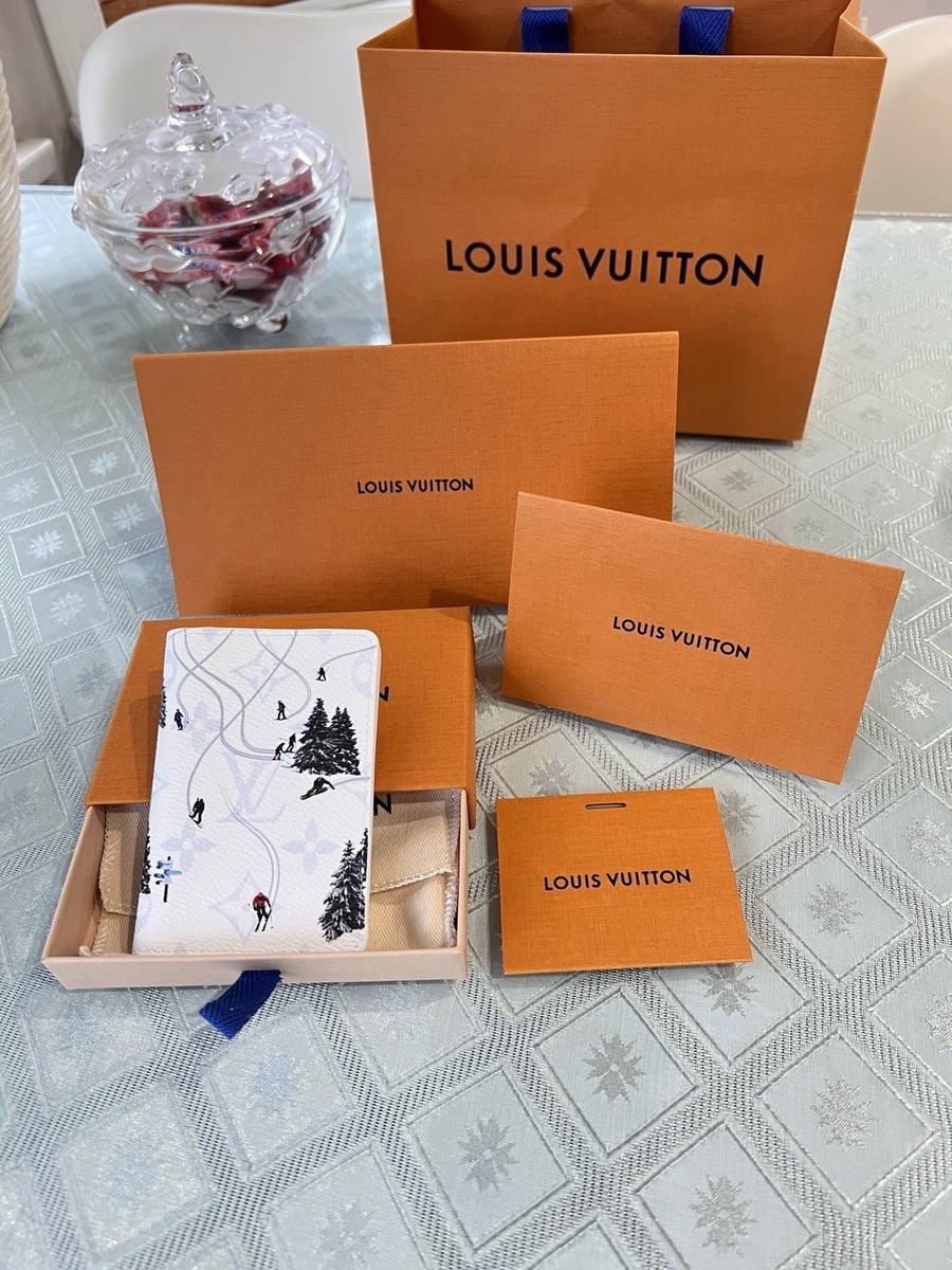 NWT Louis Vuitton Pocket Organizer Ski White/ Men's Card Holder | eBay
