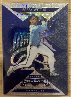 2025 Panini Crusade Bobby Witt Jr. Blue Mojo # 84 Kansas City 