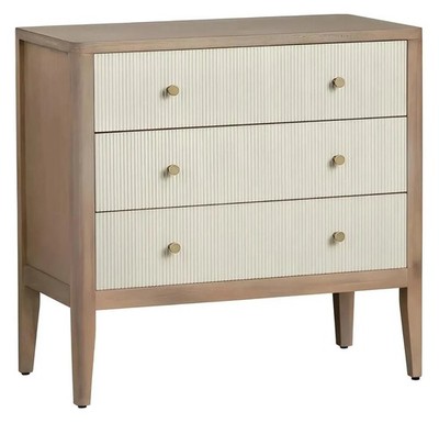 Stockbridge Brown Nightstands (2-Pack), Veneer, Wood