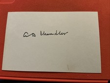 A. B. (Happy) Chandler🔥Baseball Commissioner 1945-1951🔥HOF 1982🔥Autograph 🔥