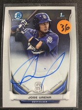 Urena, Jose - 2014 Bowman Chrome - Autograph - INV36