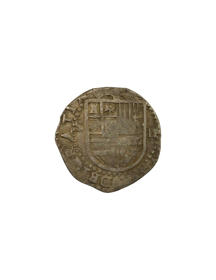 Espagne Philippe II - 2 Reales Argent - 1566 / 1589 S Séville - Photo 2/3