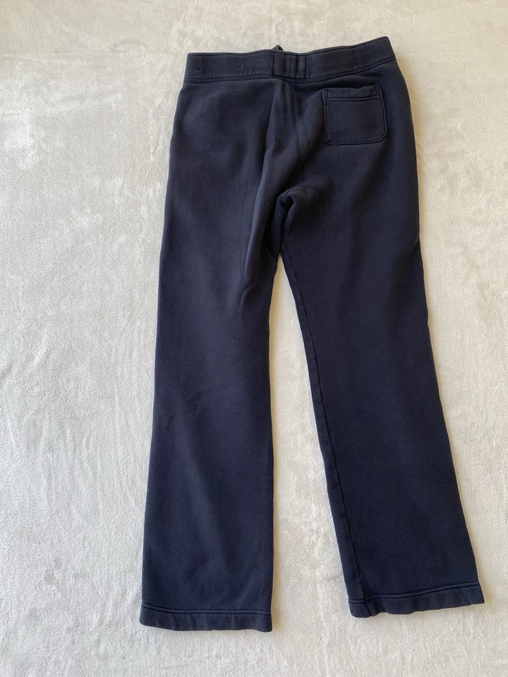 Pantalones deportivos Abercrombie para niños XL polar logotipo deletreado cordón azul Foto 2 de 4