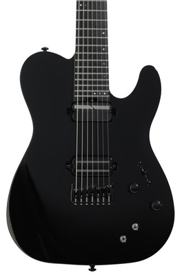 Schecter PT 7 SLS Elite 7-string Baritone Electric Guitar - Gloss Black,