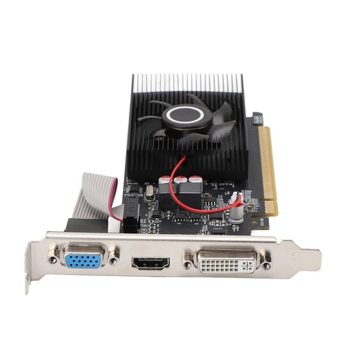 Graphics Card 1GB DDR3 128bit PCI Express 2.0 X 16 DVI VGA HD Multimedia⊹ - Picture 2 of 24